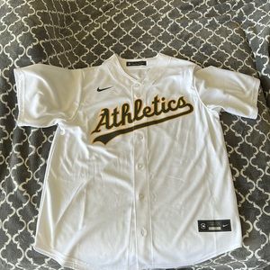 (NWOT) Men's Oakland Athletics Nike White Home Jersey
